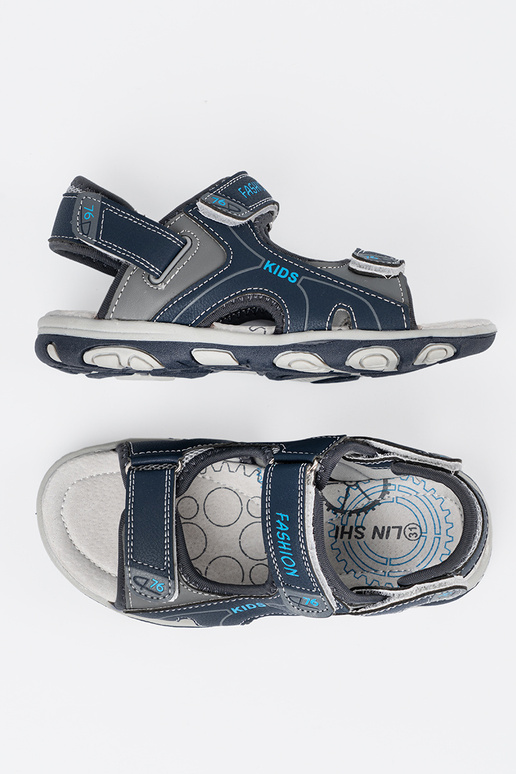 Sandálias masculinas azul-marinho