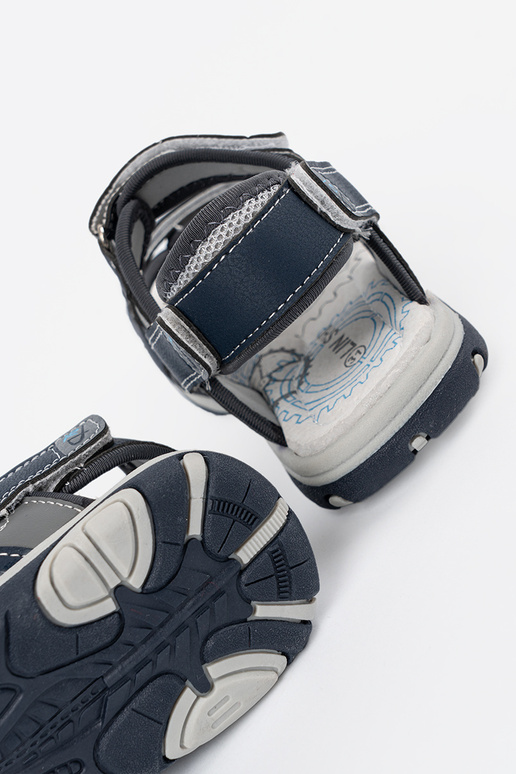 Sandálias masculinas azul-marinho