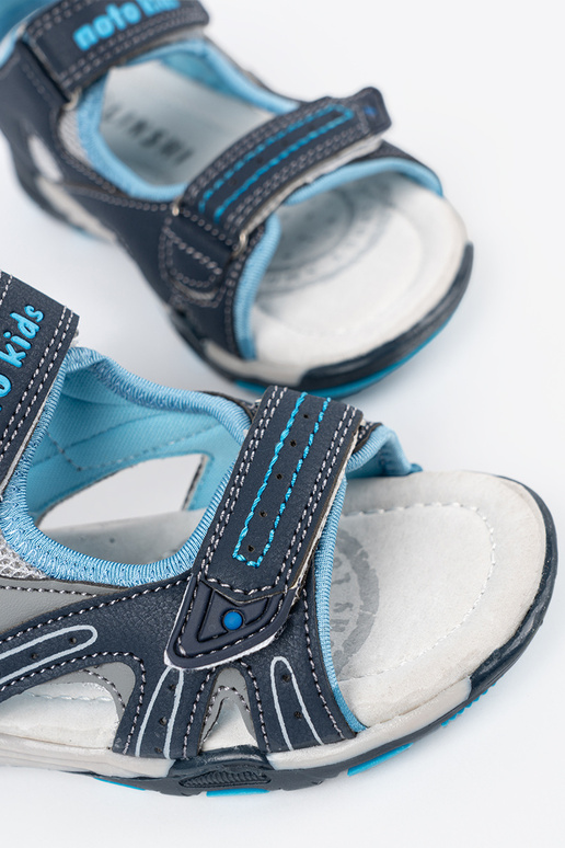 Sandálias masculinas azul-marinho