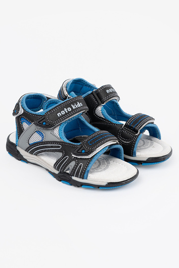 Sandálias masculinas pretas 2