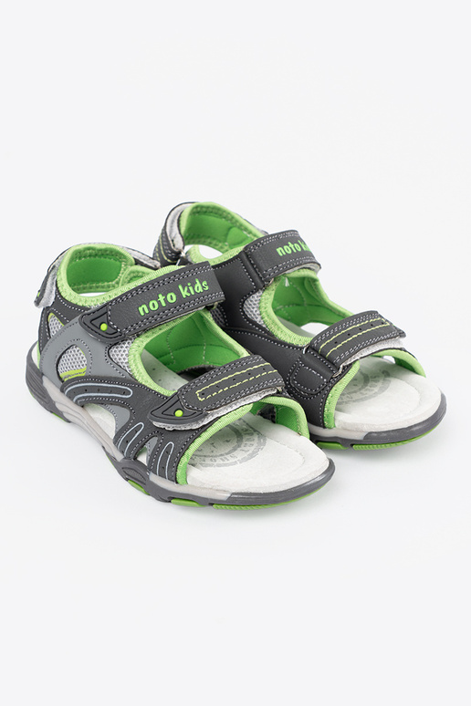 Sandálias masculinas cinzas