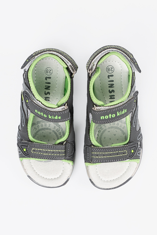 Sandálias masculinas cinzas