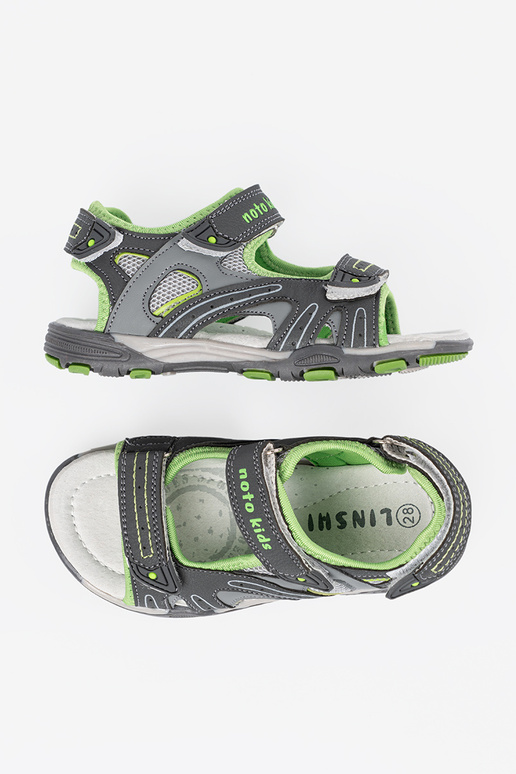 Sandálias masculinas cinzas