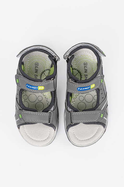 Sandálias cinzas para meninos