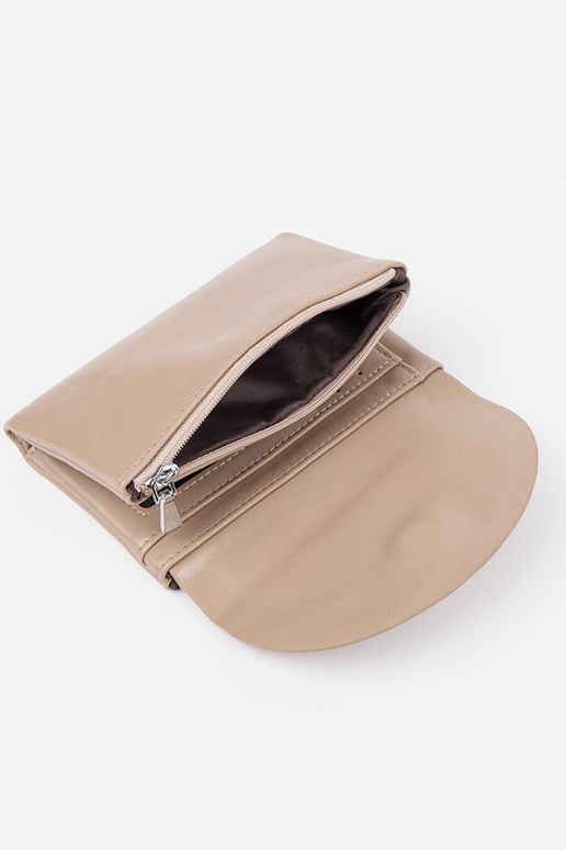 Carteira feminina areia brilhante