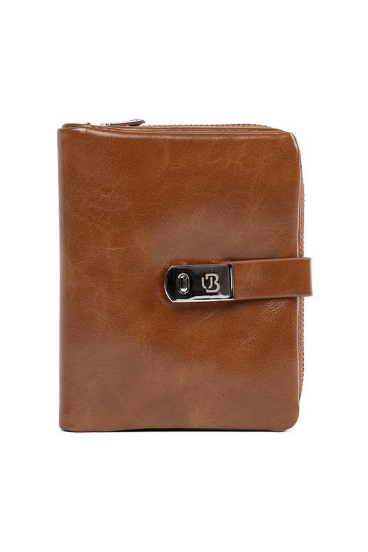 Carteira feminina elegante na cor marrom