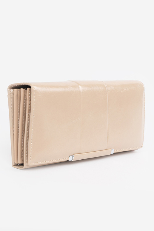 Carteira feminina elegante bege