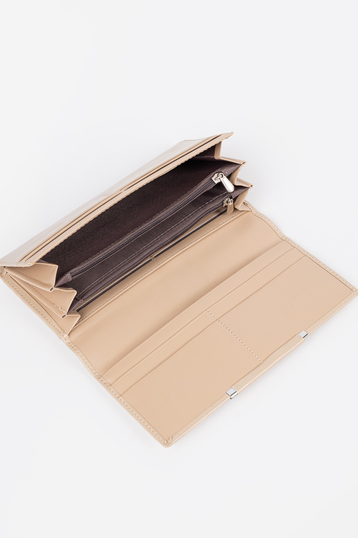 Carteira feminina elegante bege