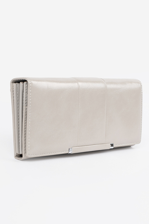 Carteira feminina elegante cinza