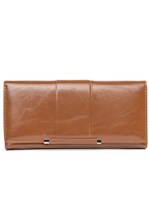 Carteira feminina elegante marrom