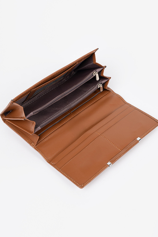 Carteira feminina elegante marrom