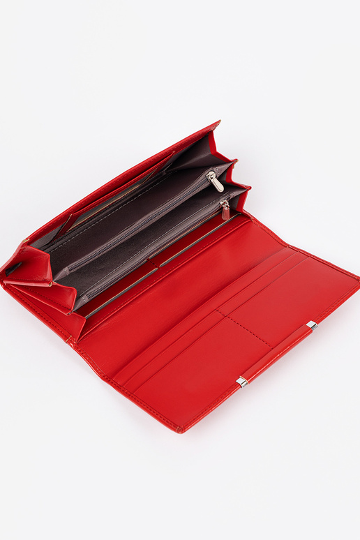 Carteira feminina elegante vermelha