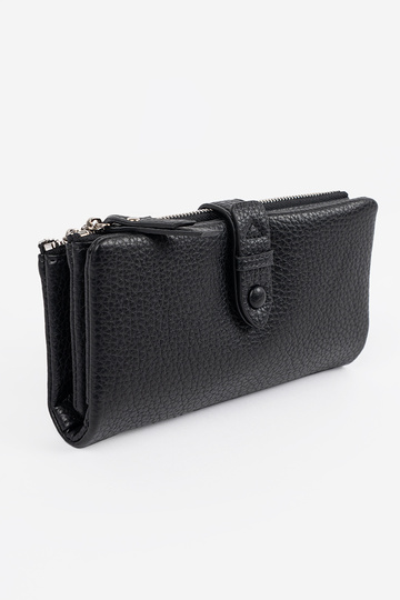 Carteira feminina preta com... 2