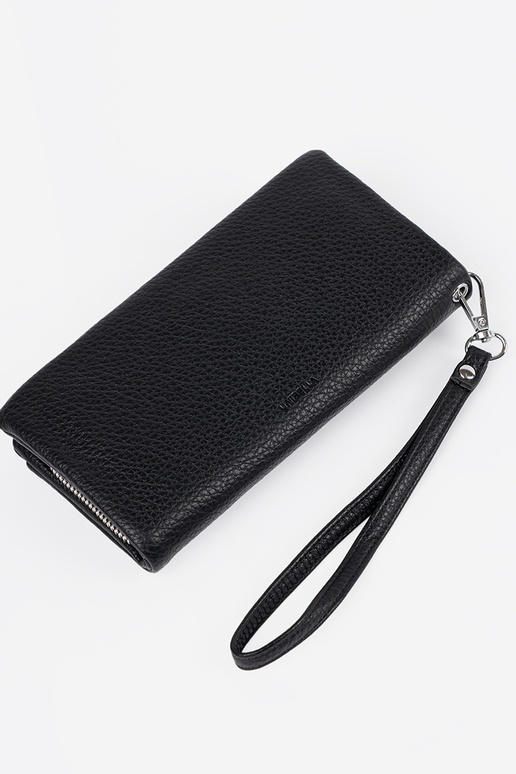 Grande carteira feminina preta