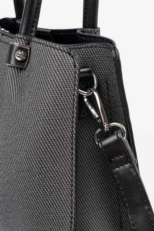 preto średnia Bolsa z ozdobną chustą