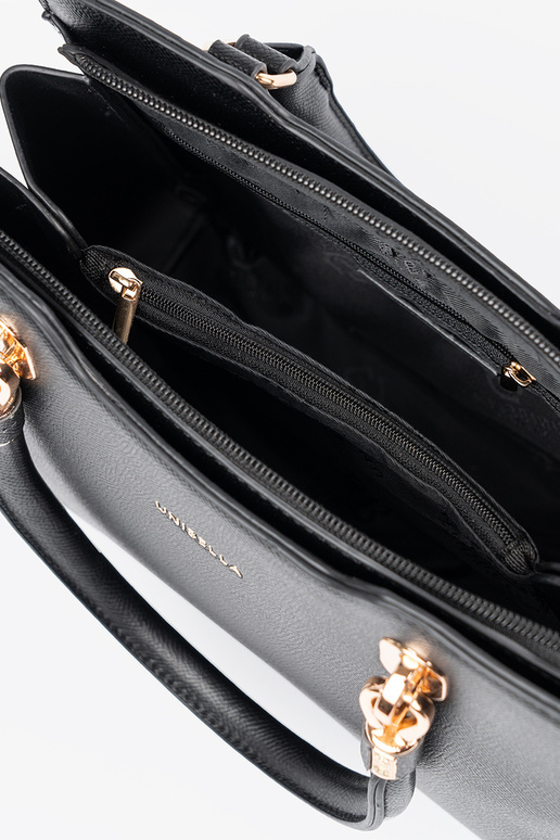 Bolsa feminina preto porta-malas