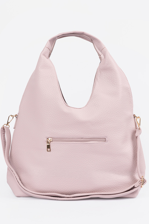 Bolsa feminina rosa em estilo vazado