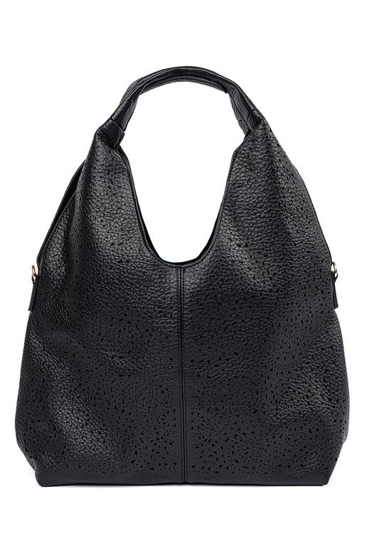 Bolsa feminina em estilo vazado preta