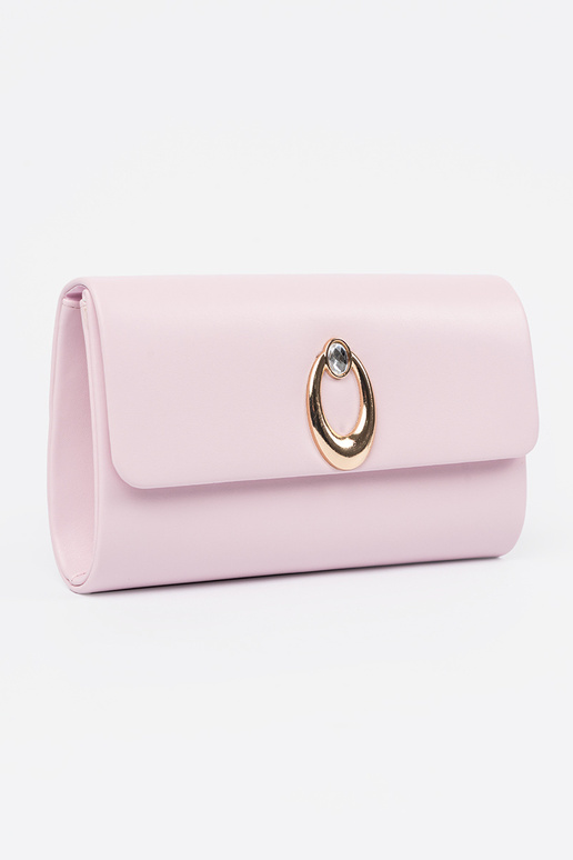 Bolsa rosa tipo envelope com...