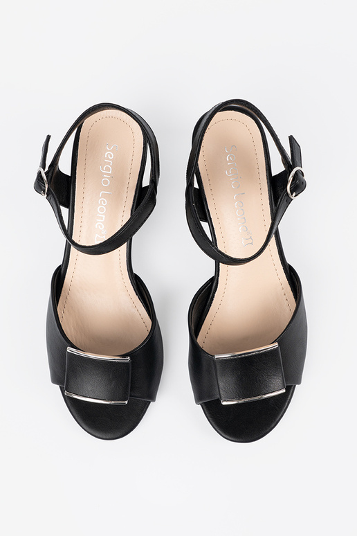 Sandálias femininas de salto alto com... Sandálias femininas de salto alto com...