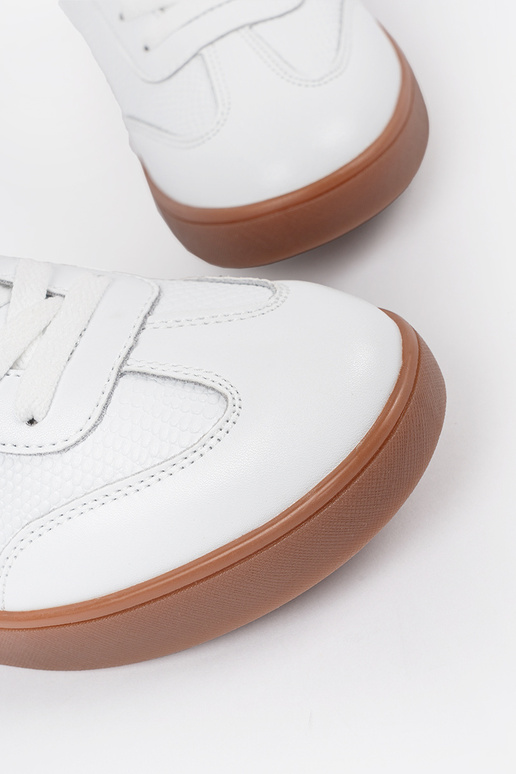 Ténis femininos de suede branco...