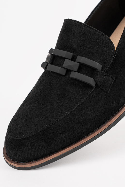 Mocassins femininos de suede com...