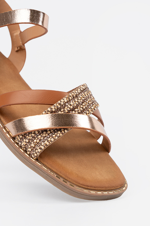 Sandálias femininas de salto alto com... Sandálias femininas de salto alto com...