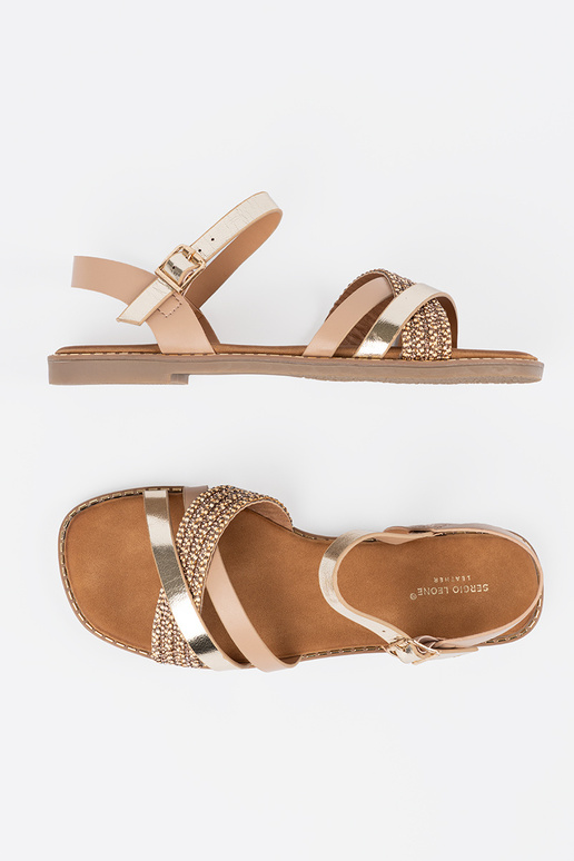 Sandálias femininas brancas de sola... Sandálias femininas brancas de sola...