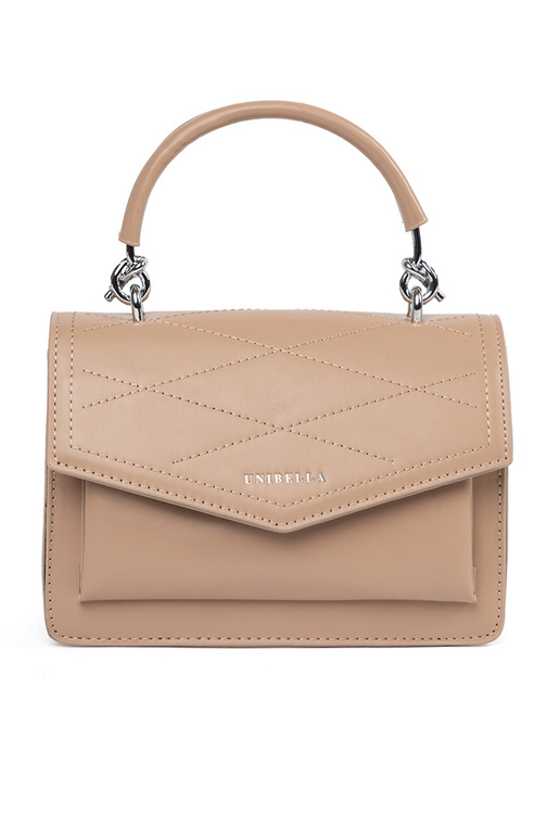 Bolsa em tom de marfim pouco elegante...