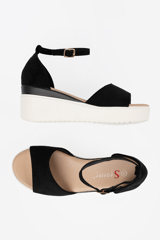 cor preta sandálias mulheres na cor...