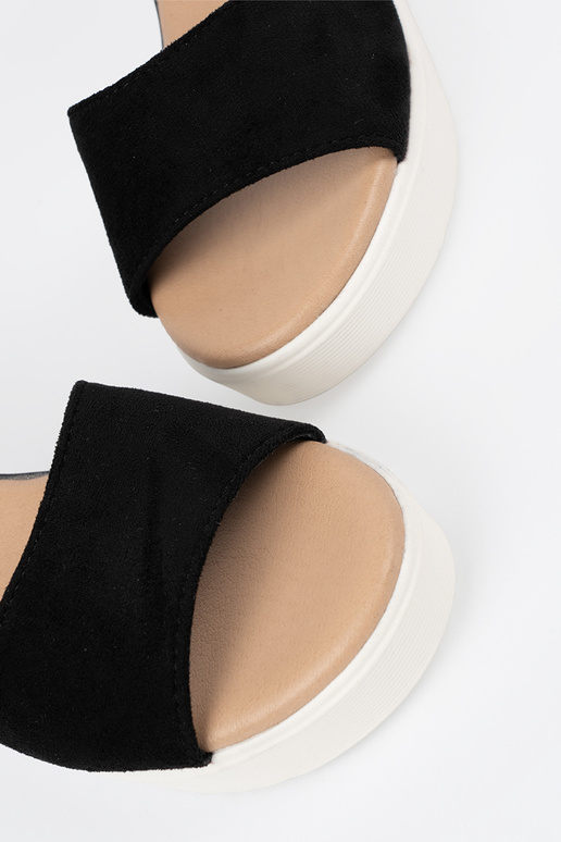 cor preta sandálias mulheres na cor...