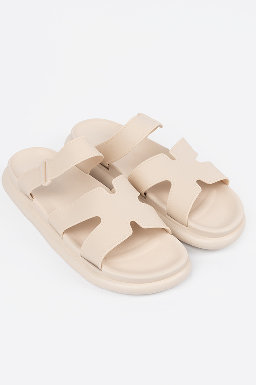 cor de marfim Chinelos mulheres em... cor de marfim Chinelos mulheres em...