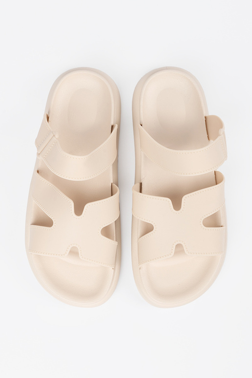 cor de marfim Chinelos mulheres em... cor de marfim Chinelos mulheres em...