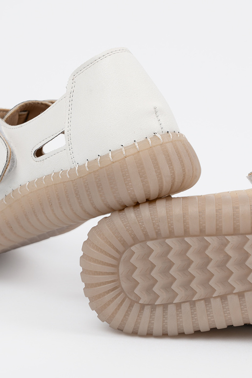 Sapatos femininos a céu aberto Velcro...