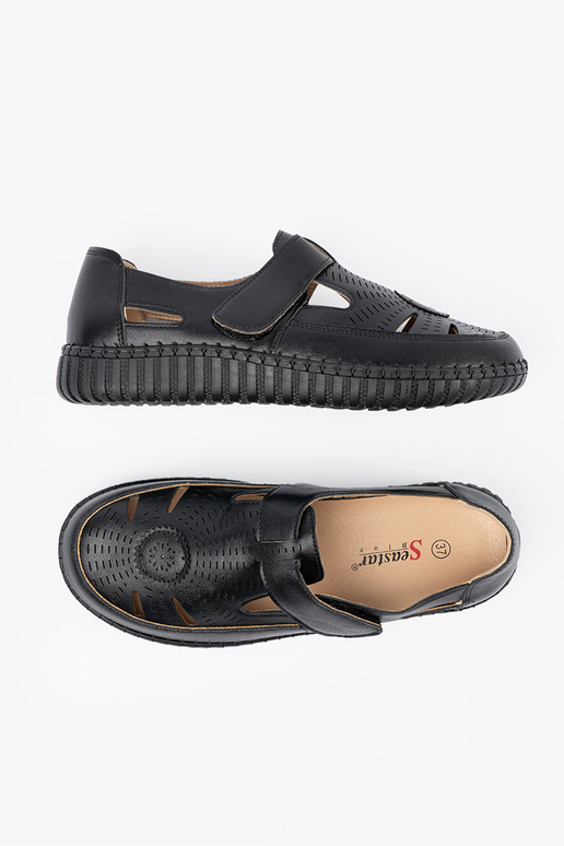 Sapatos femininos a céu aberto Velcro... Sapatos femininos a céu aberto Velcro...