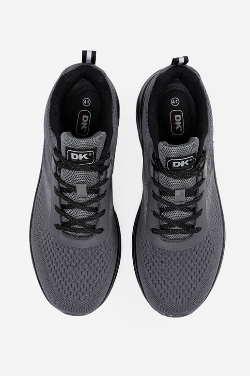 Tênis masculinos cinzas estilo...