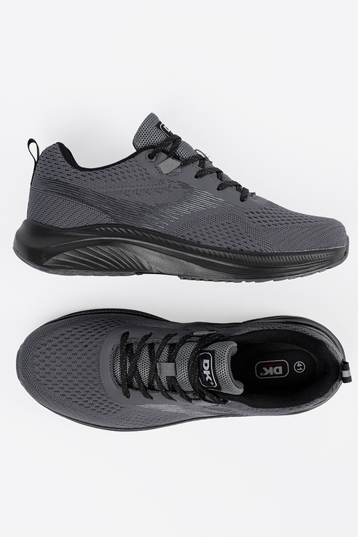 Tênis masculinos cinzas estilo...