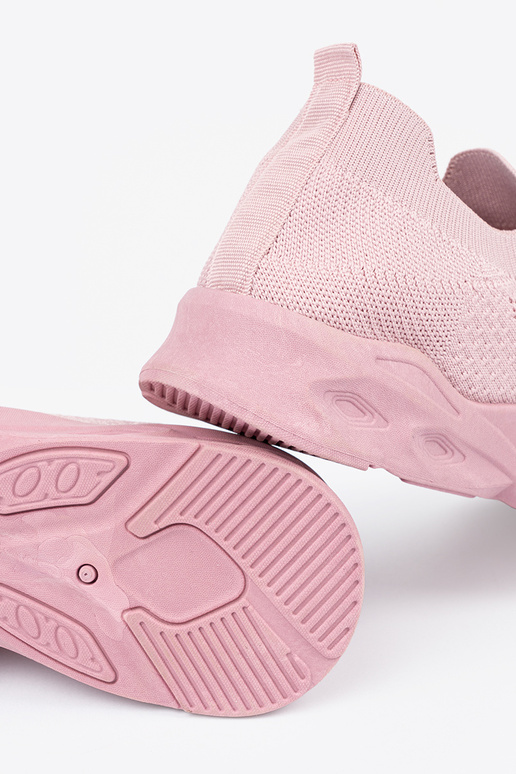 cor rosa calçado desportivo meias