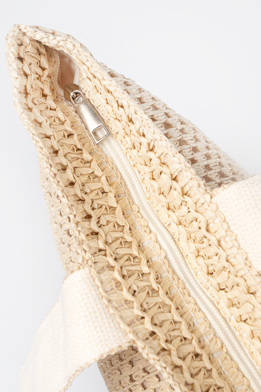 Bolsa de praia na cor areia brilhante Bolsa de praia na cor areia brilhante