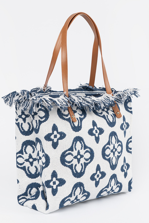 Bolsa de praia com franjas de ombro