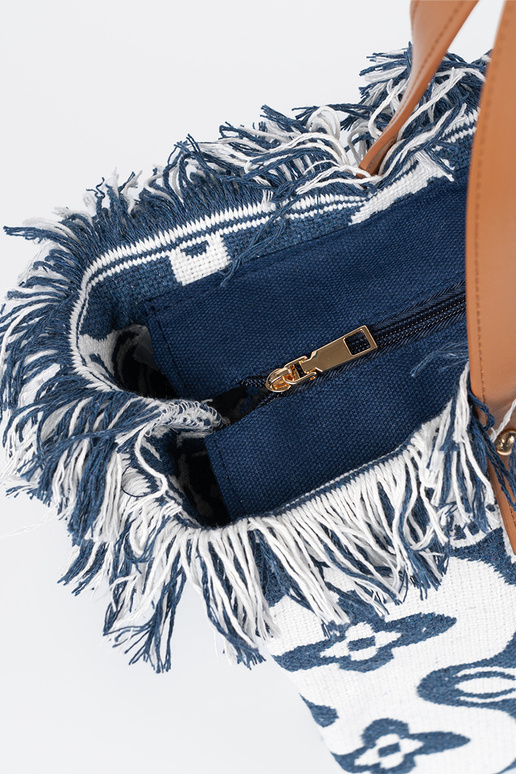 Bolsa de praia com franjas de ombro