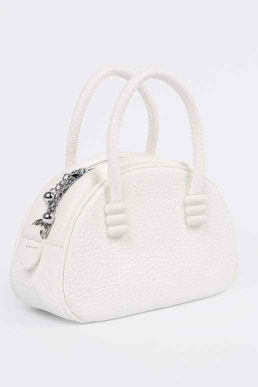 Carteira branca com alças