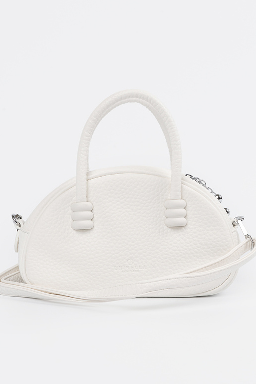 Carteira branca com alças