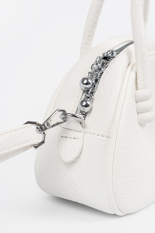 Carteira branca com alças