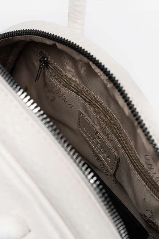 Carteira branca com alças