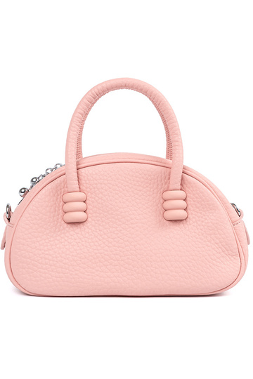 Carteira rosa com alças