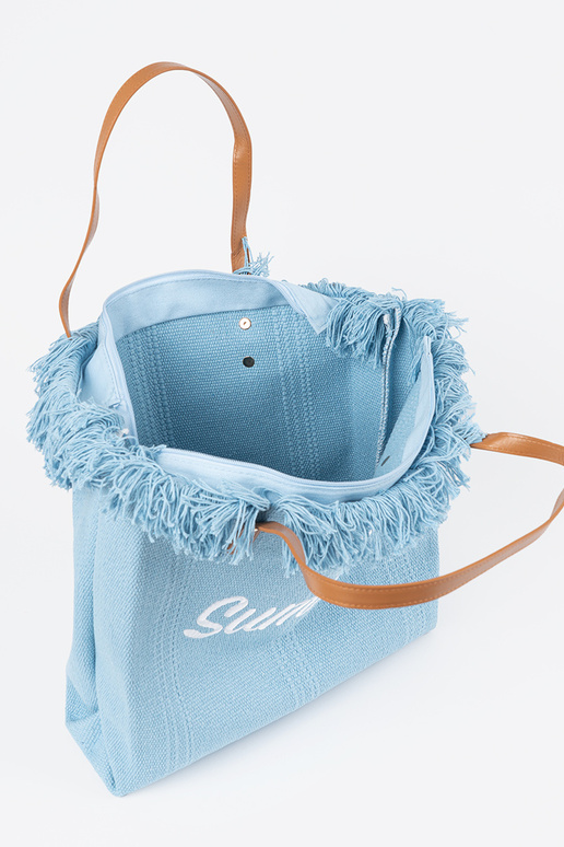 Bolsa de praia com franjas "Summer"
