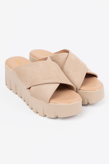 de camurça Chinelos... 2