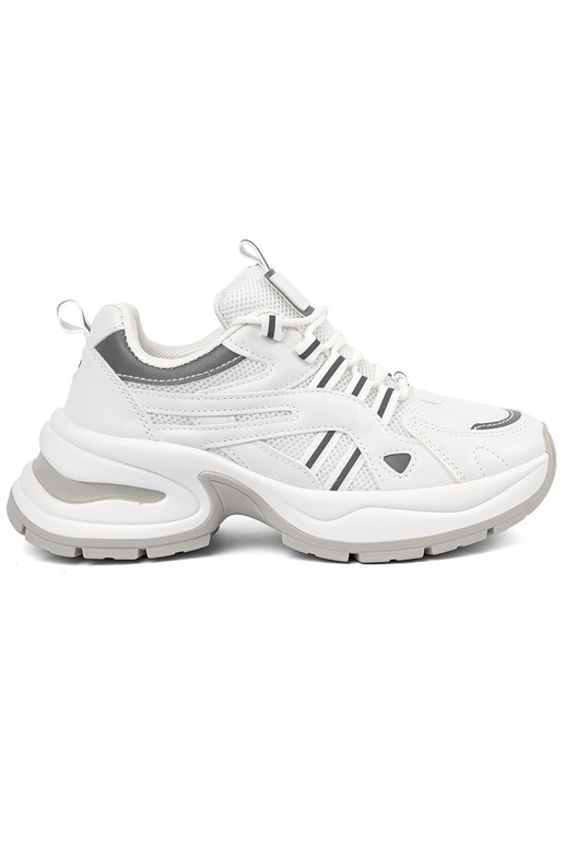 Sapatos femininos brancos com plataforma Sapatos femininos brancos com plataforma