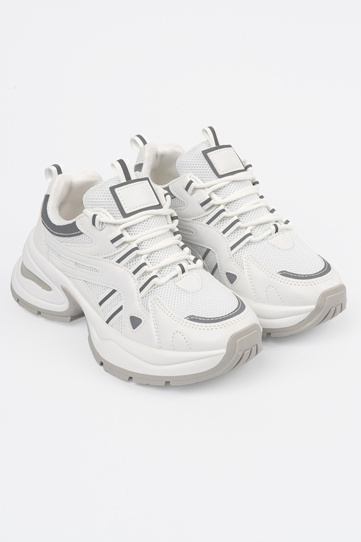 Sapatos femininos brancos com plataforma Sapatos femininos brancos com plataforma